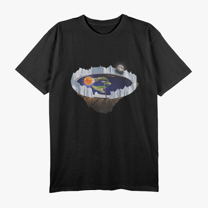 Flat Earth with Ice Wall T-Shirt