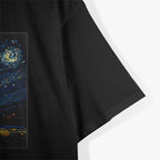 Surreal Black Mouth Cur Dog Night Scene T-Shirt