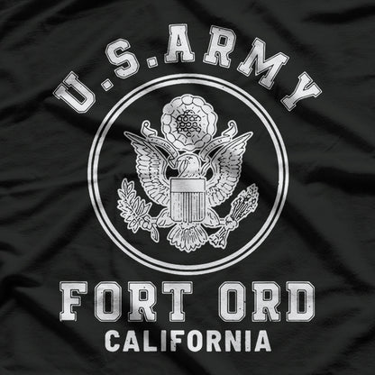 US Army Fort Ord California Ca Basic Training Alumni T-Shirt