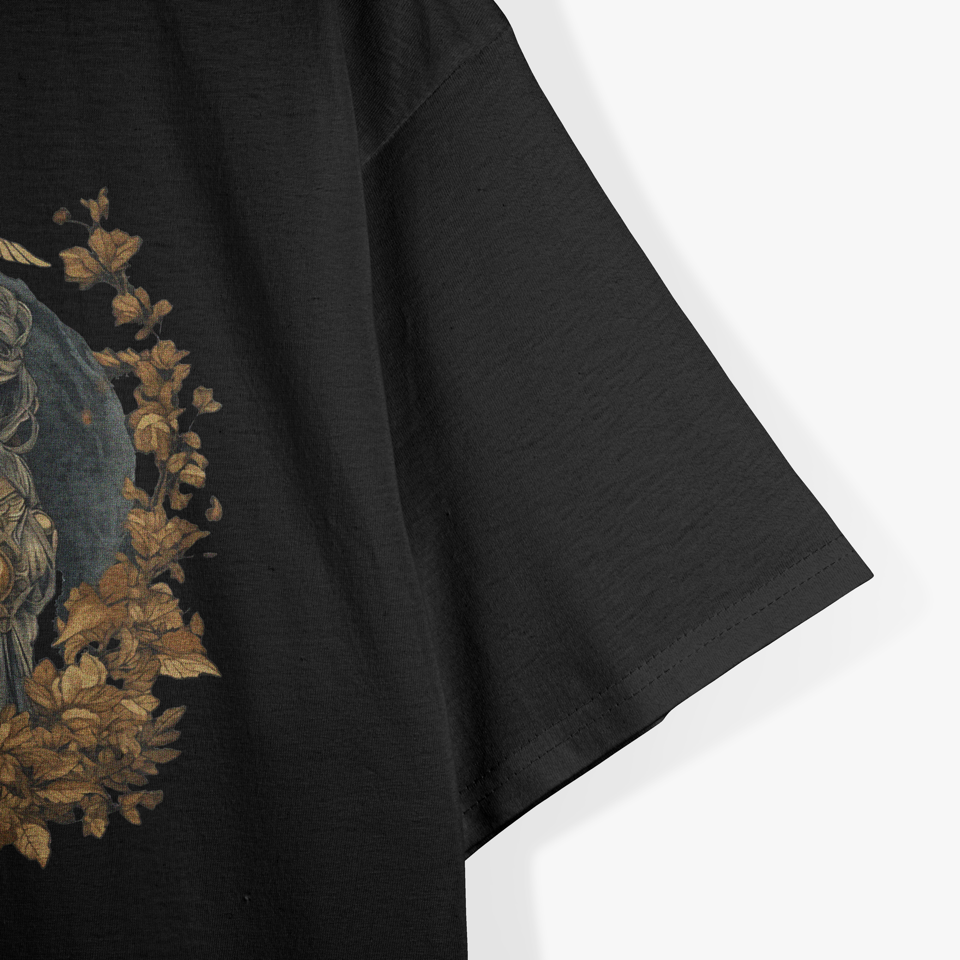 Athena The Greek Goddess Dry Flower Leaves Art Beautiful Detail Texture T-Shirt