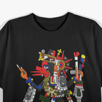 Aztec God Deity Feathered Serpent Ancient Legendary T-Shirt