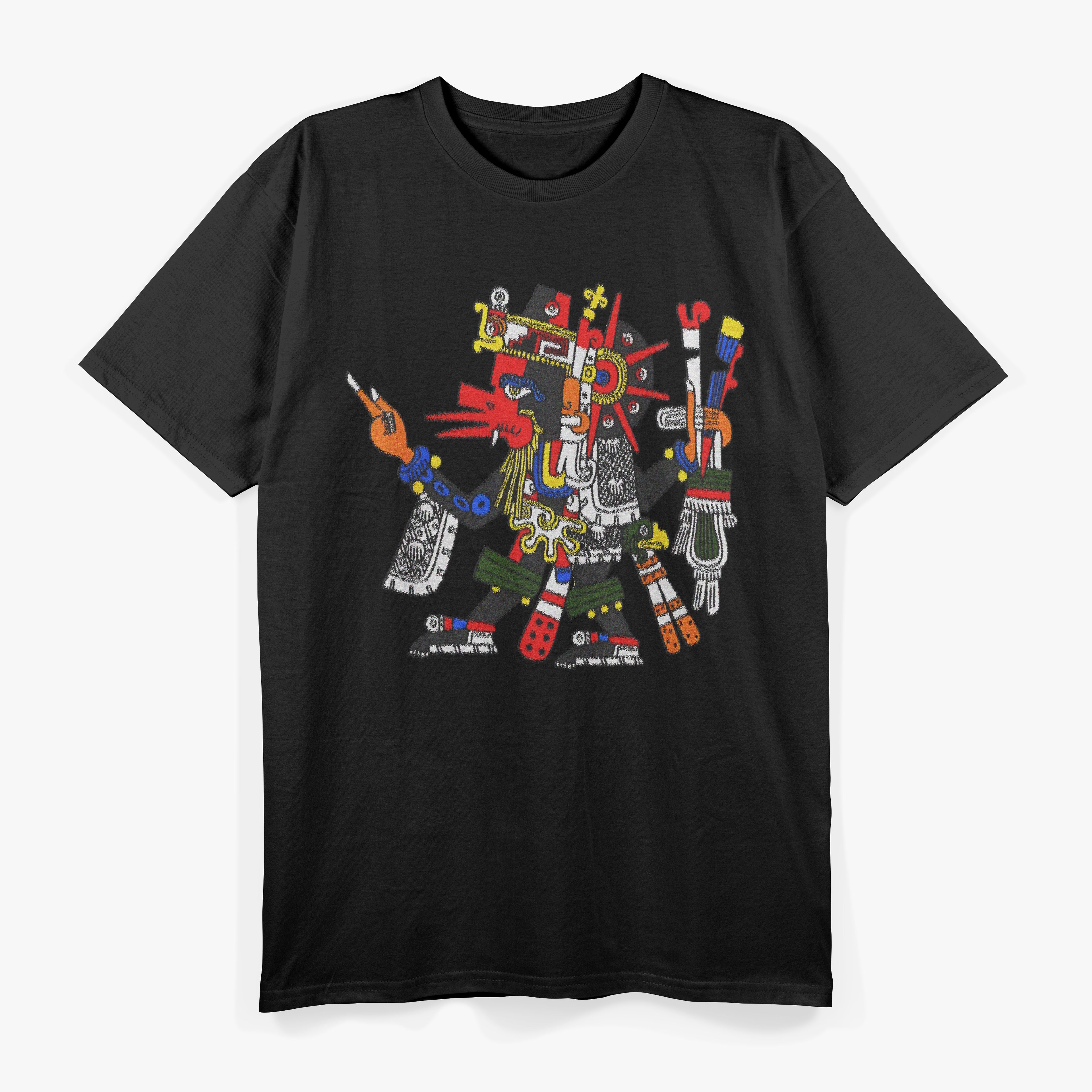 Aztec God Deity Feathered Serpent Ancient Legendary T-Shirt