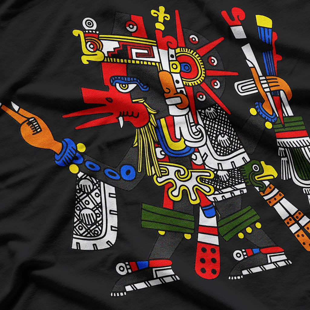Aztec God Deity Feathered Serpent Ancient Legendary T-Shirt
