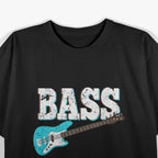 Bass Musician Bass Guitar Electric Guitar Design T-Shirt