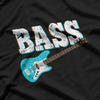 Bass Musician Bass Guitar Electric Guitar Design T-Shirt