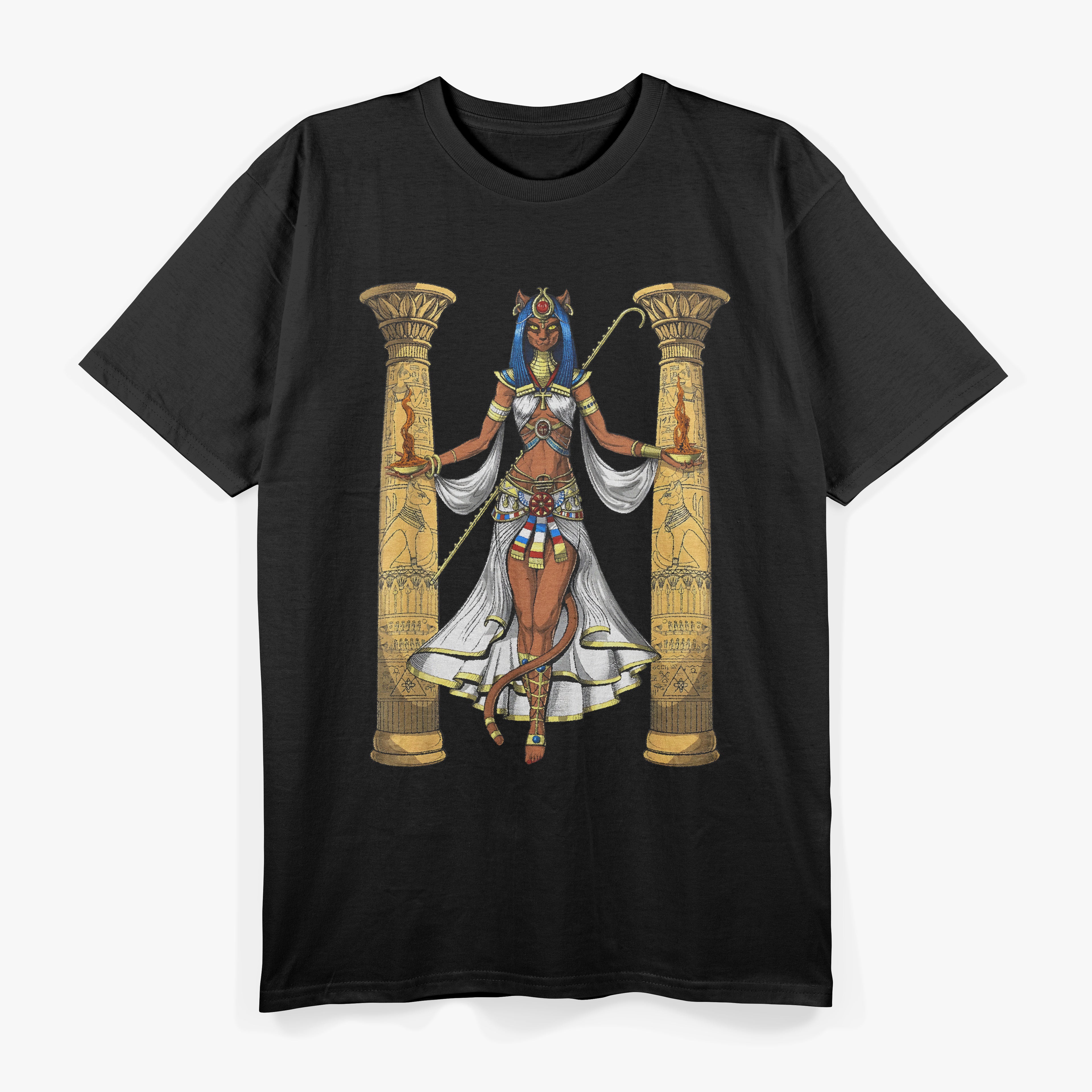 Bastet Egyptian Cat Goddess Ancient Culture Divine T-Shirt