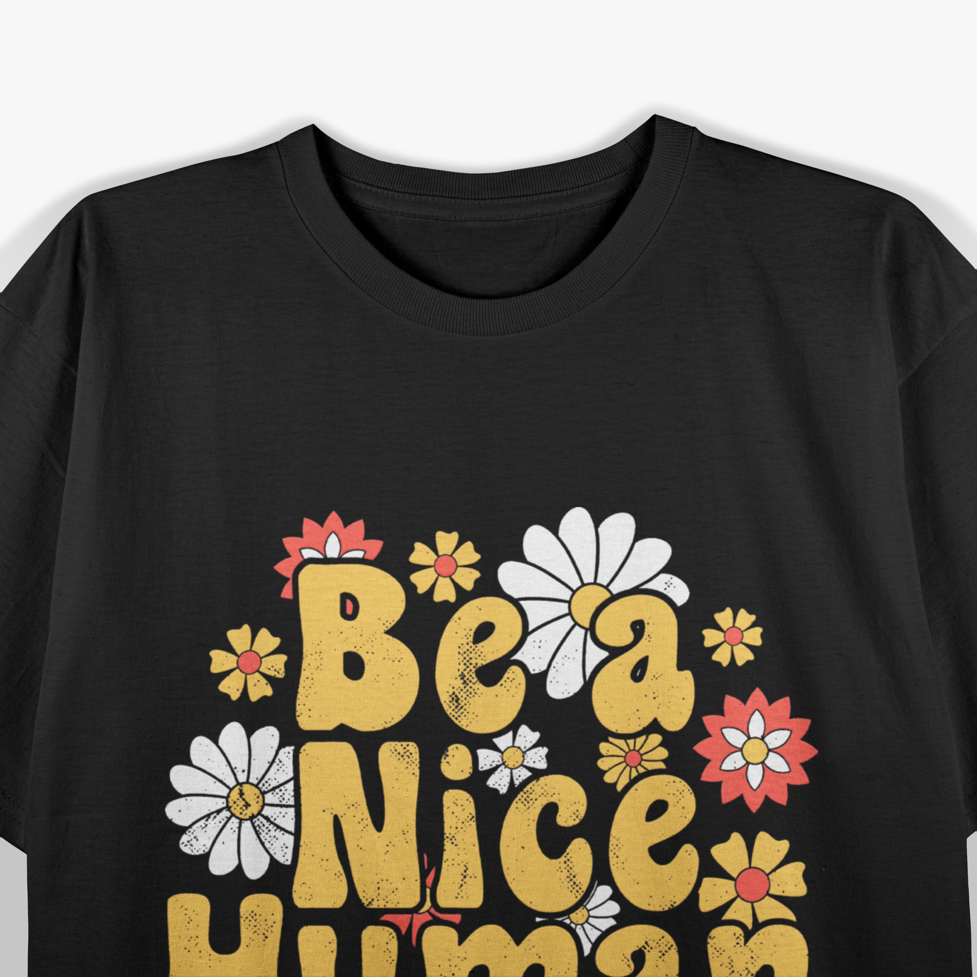 Be A Nice Human Be Kind Retro Kindness T-Shirt