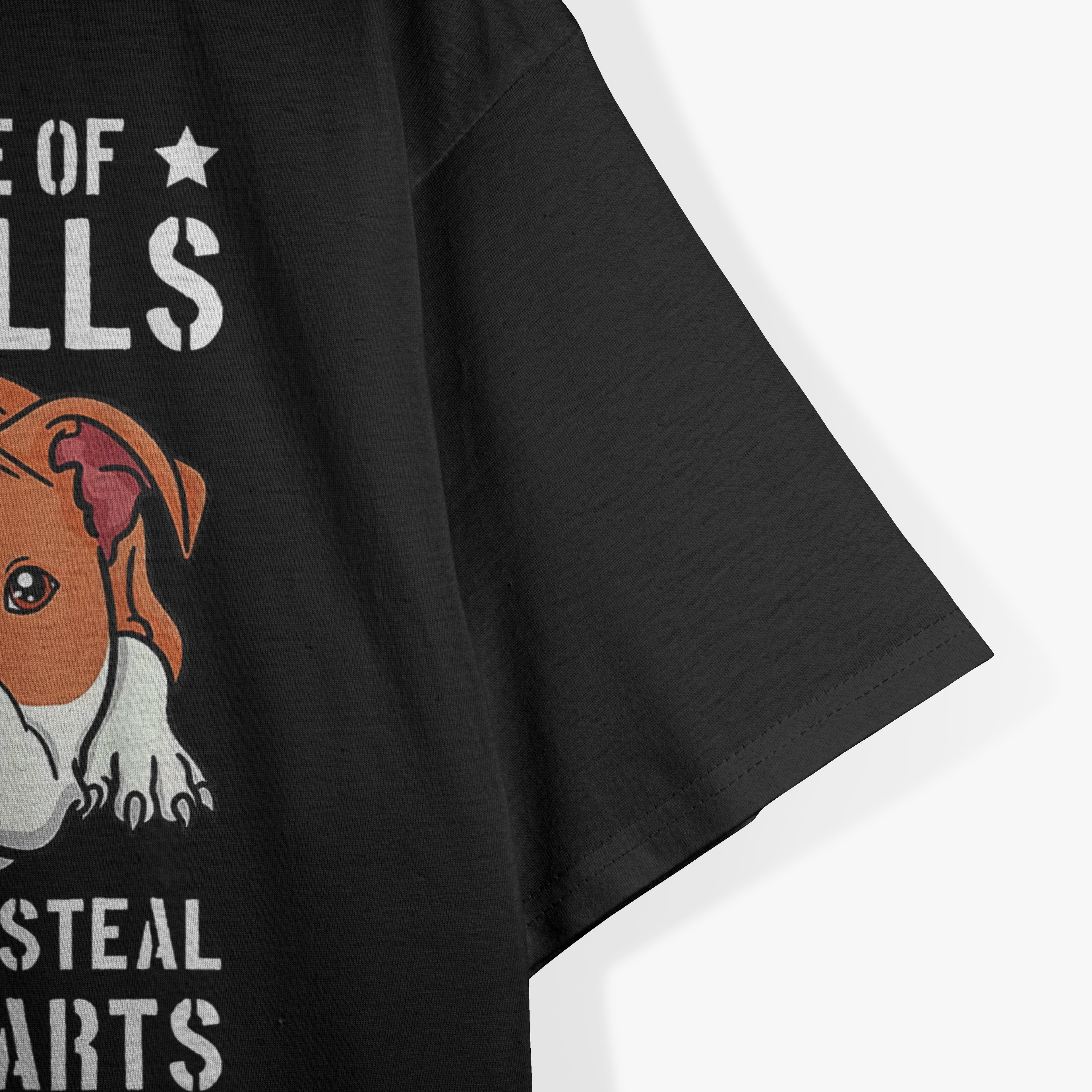 Beware of Pit Bulls They Will Steal Your Heart Funny Dogs T-Shirt