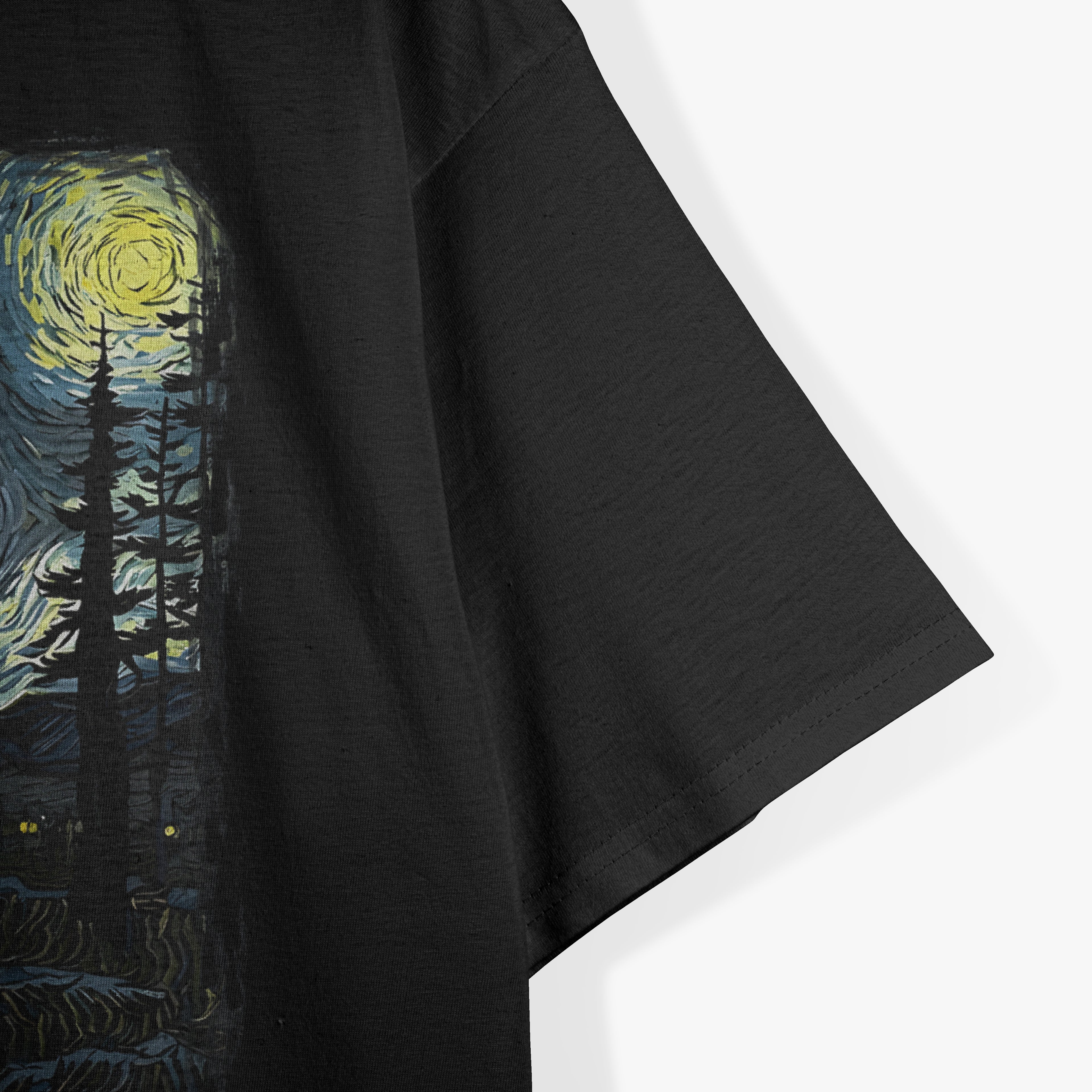 Bigfoot Starry Night – Sasquatch Meets Van Gogh T-Shirt