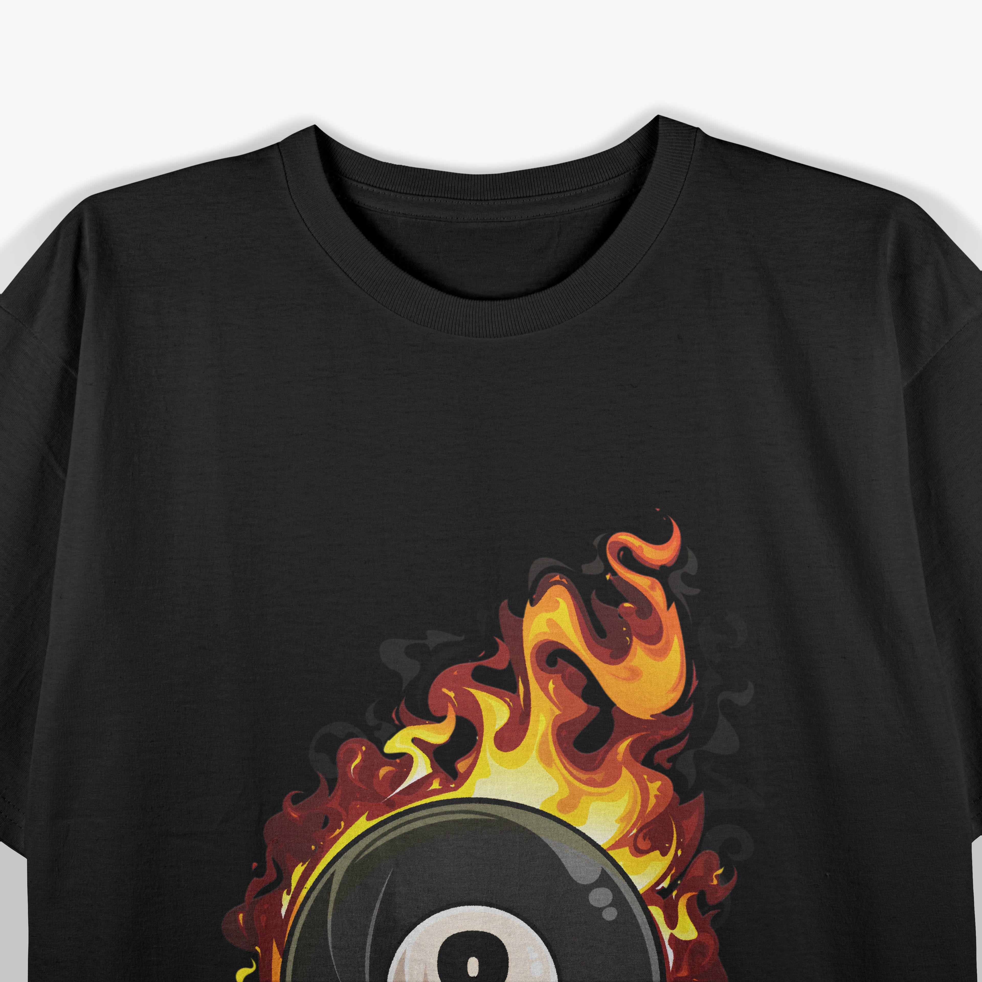 Billiard 8 Ball Player Pool Billiards Snooker Cue Sports T-Shirt