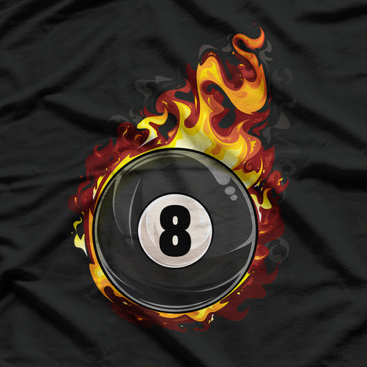 Billiard 8 Ball Player Pool Billiards Snooker Cue Sports T-Shirt
