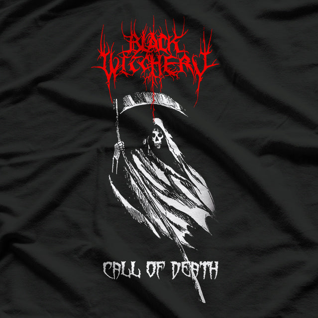 Extreme Black Metal Style Graphic – Dark Witchery Theme T-Shirt