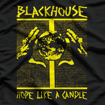 Vintage Darkwave Hope Candle Art T-Shirt
