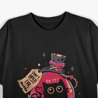 Bottled Menace - Evil Black Cat T-Shirt