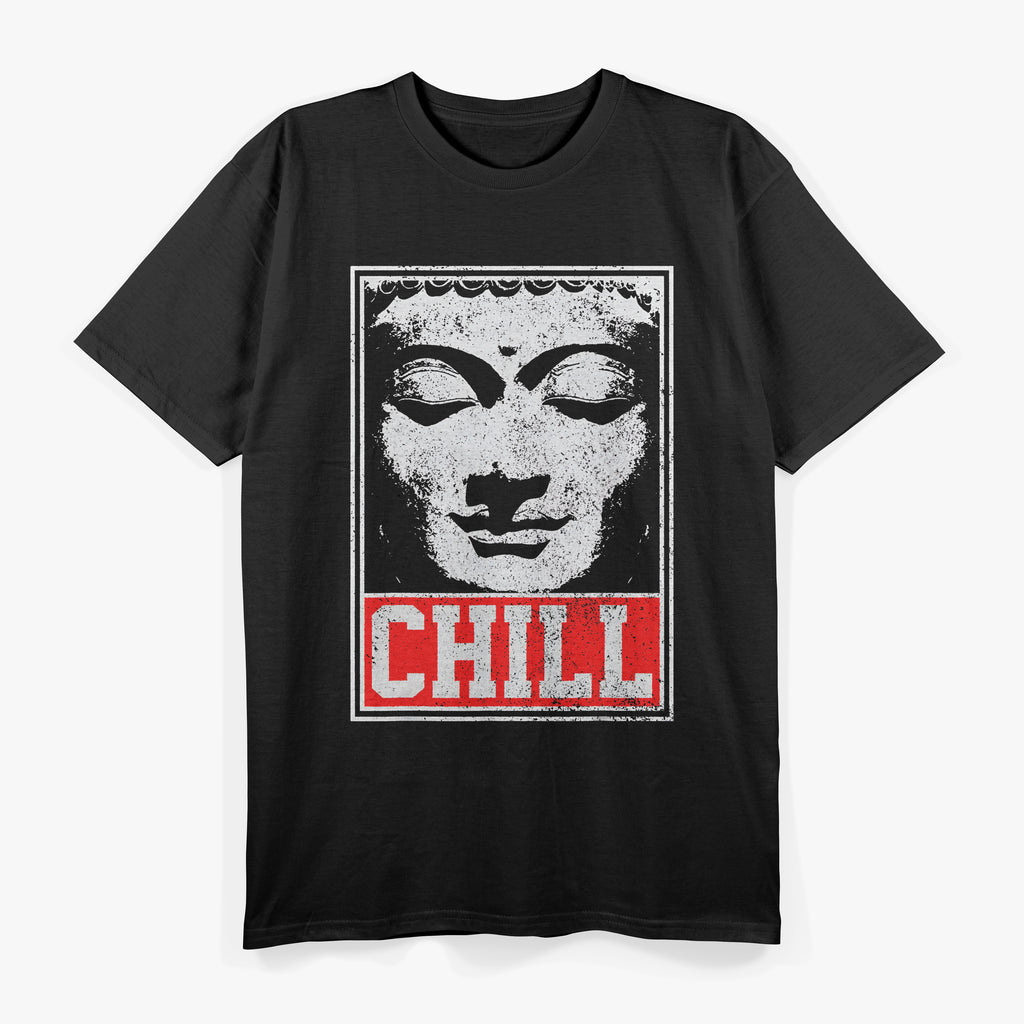 Buddha Chill Tranquility Yoga Meditation T-Shirt