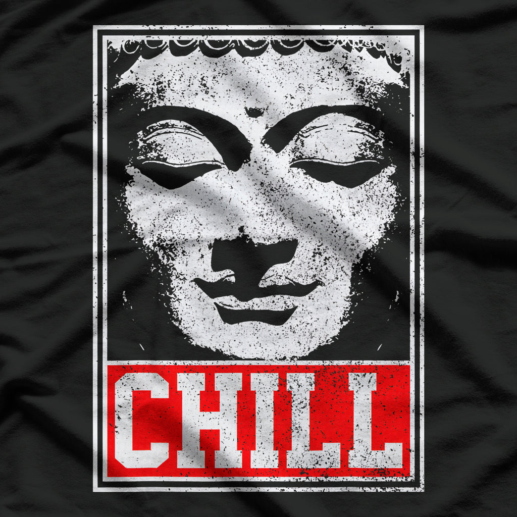 Buddha Chill Tranquility Yoga Meditation T-Shirt