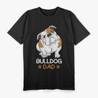 English Bulldog Dog Owner Dad Funny English Bulldog Papa T-Shirt