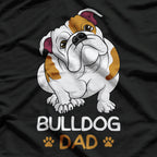 English Bulldog Dog Owner Dad Funny English Bulldog Papa T-Shirt