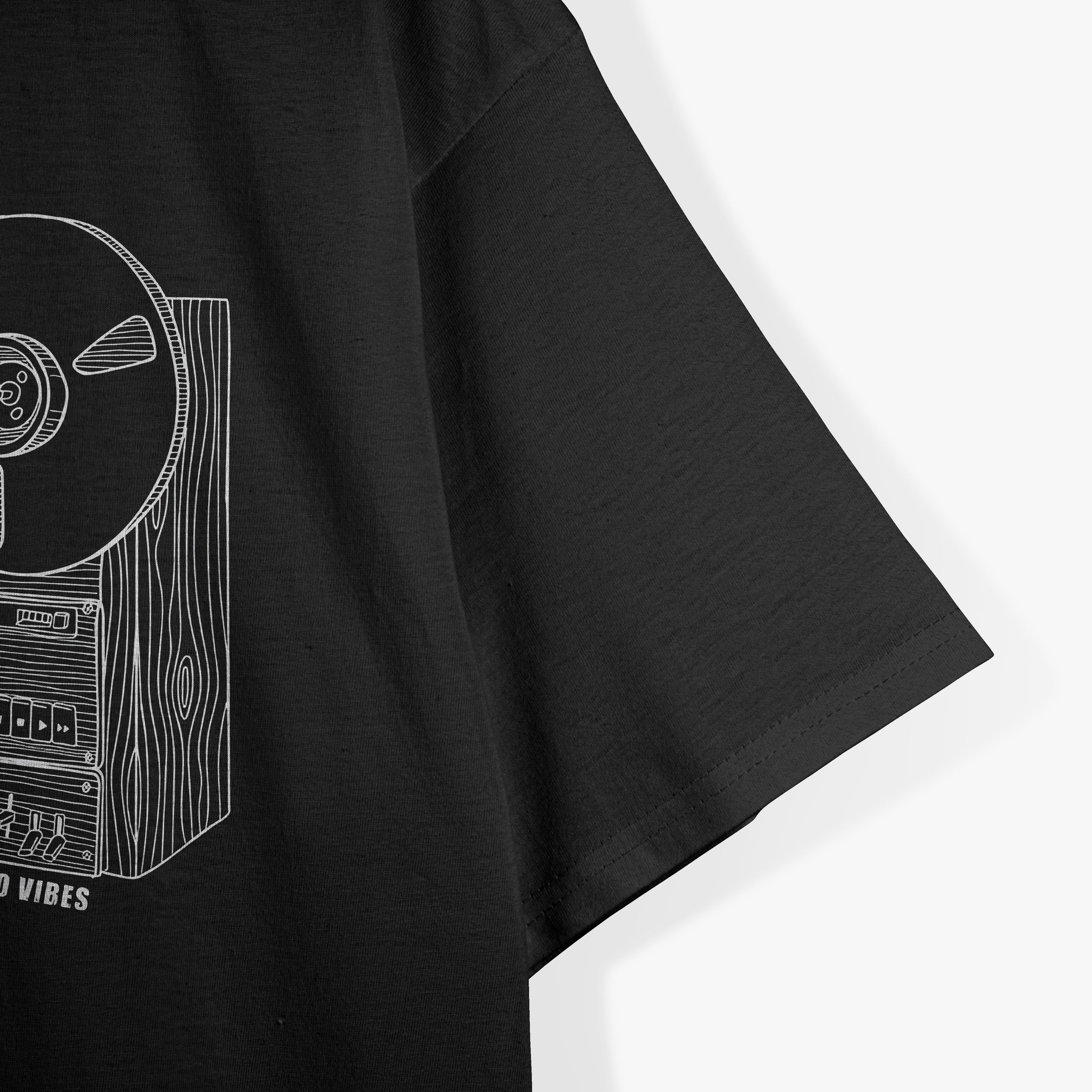 Cassette Tape Reel To Reel Analog Sound System Retro Vibes T-Shirt