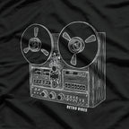 Cassette Tape Reel To Reel Analog Sound System Retro Vibes T-Shirt