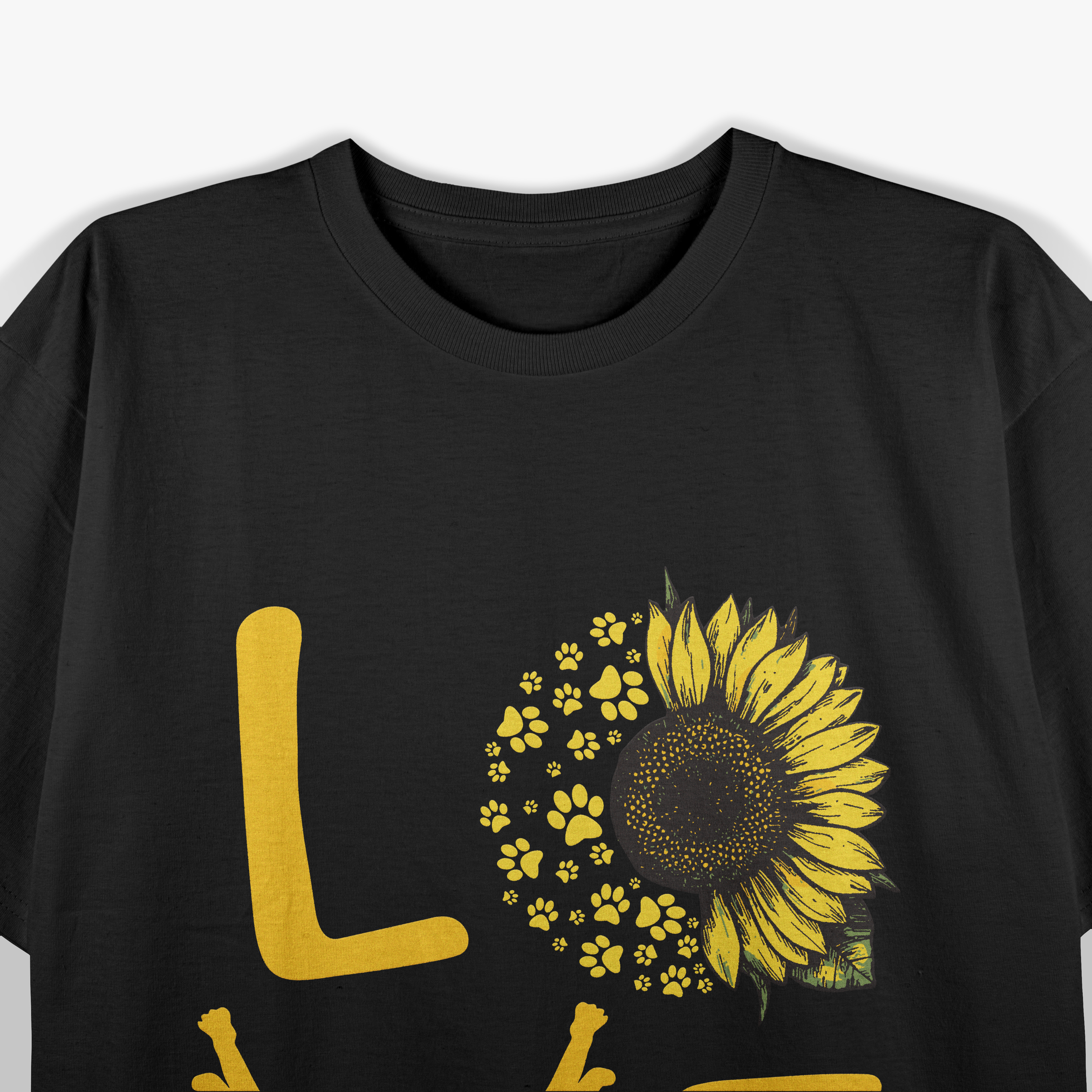 Cat Sunflower Cat Sunshine T-Shirt