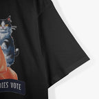 Funny Vintage Childless Cat Ladies Vote Rosie The Riveter T-Shirt