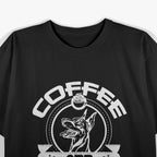 Coffee And Doberman Pinscher Coffee Drinking Dog Owner Lover T-Shirt