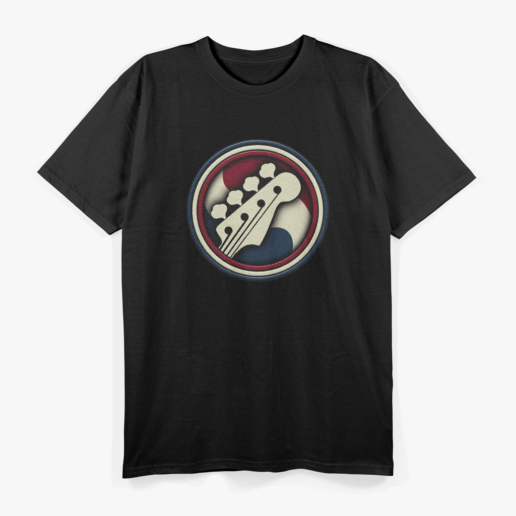 Colorful Bass Guitar Sign T-Shirt