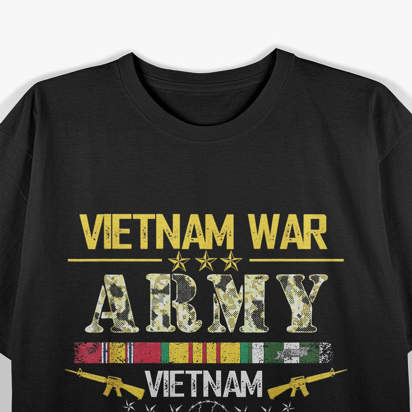 Vietnam Veteran – Retro Military Service Pride T-Shirt