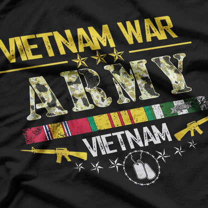 Vietnam Veteran – Retro Military Service Pride T-Shirt