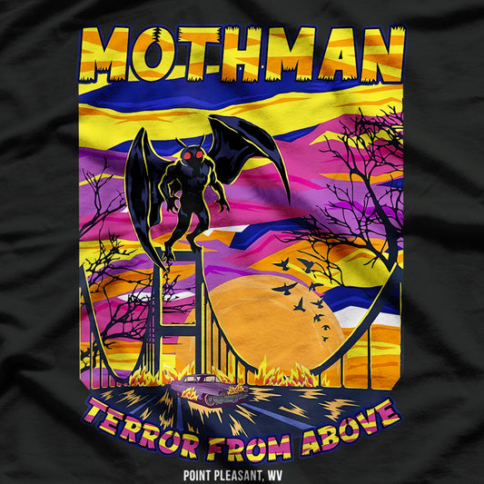 Cryptid Mothman Paranormal Supernatural Creature T-Shirt