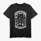 Cryptozoology Monster Trackers Emblem Mothman T Shirt