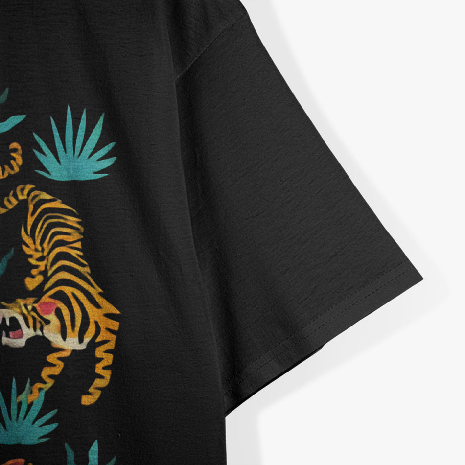 Cool Dancing Tiger Graphic T-Shirt