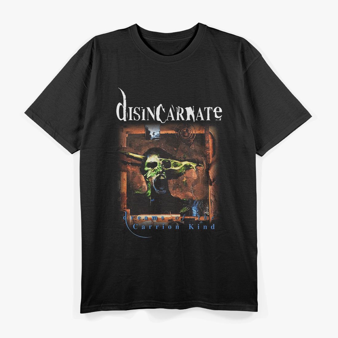 Disincarnate-Inspired Death Metal Graphic T-Shirt