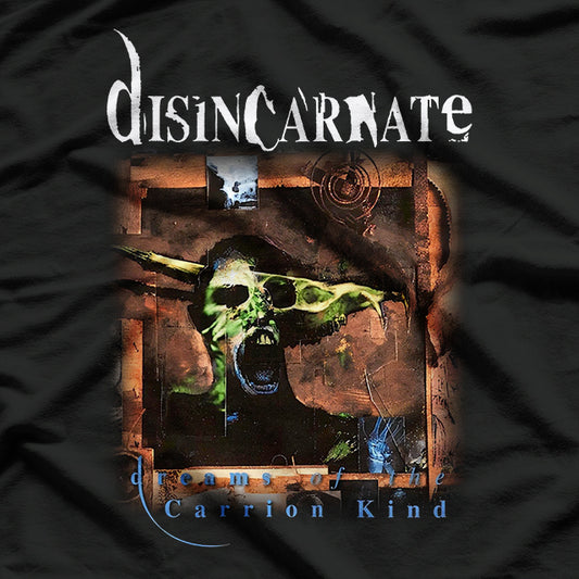 Disincarnate-Inspired Death Metal Graphic T-Shirt