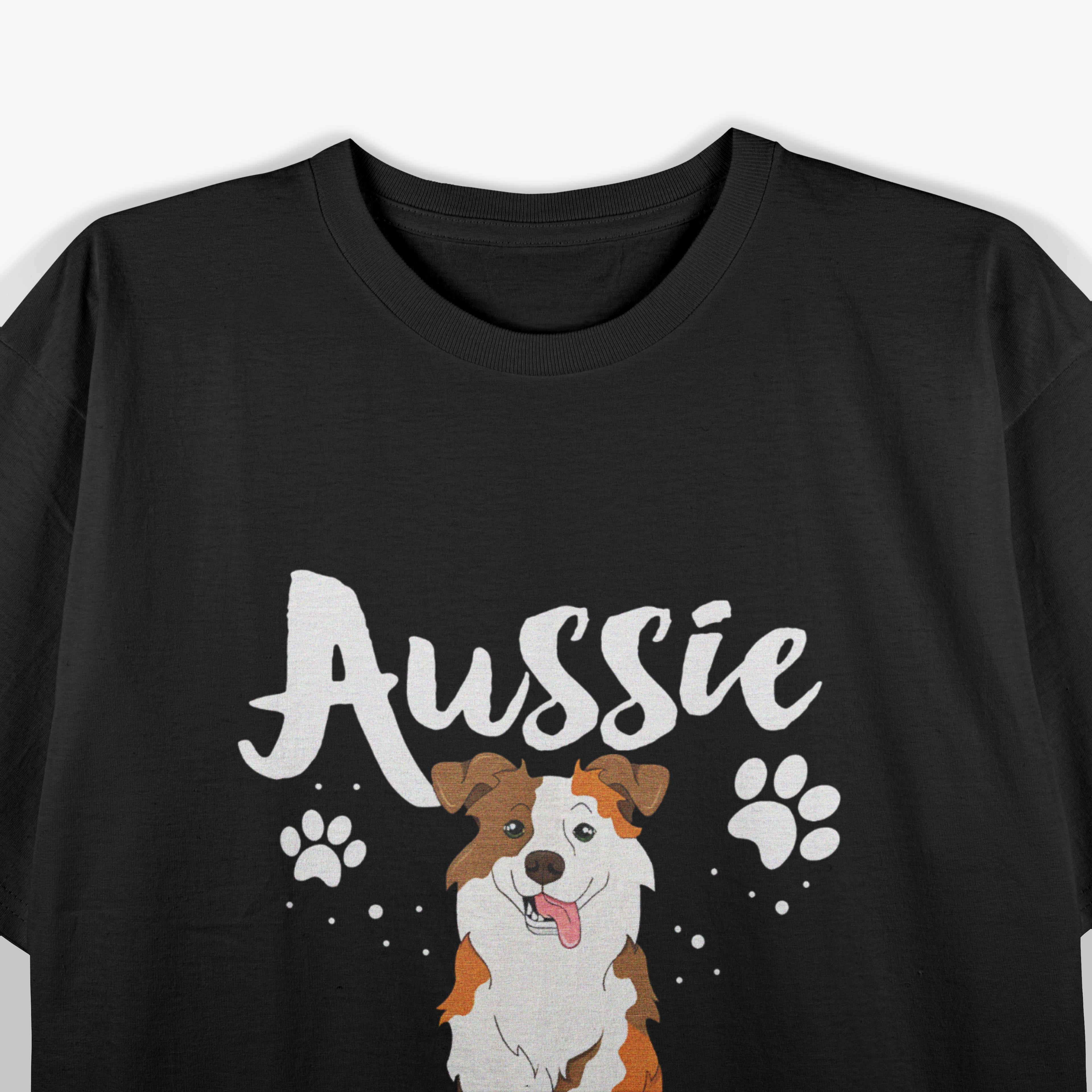 Australian Shepherd Red Tri Dog World's Best Aussie Mama T-Shirt