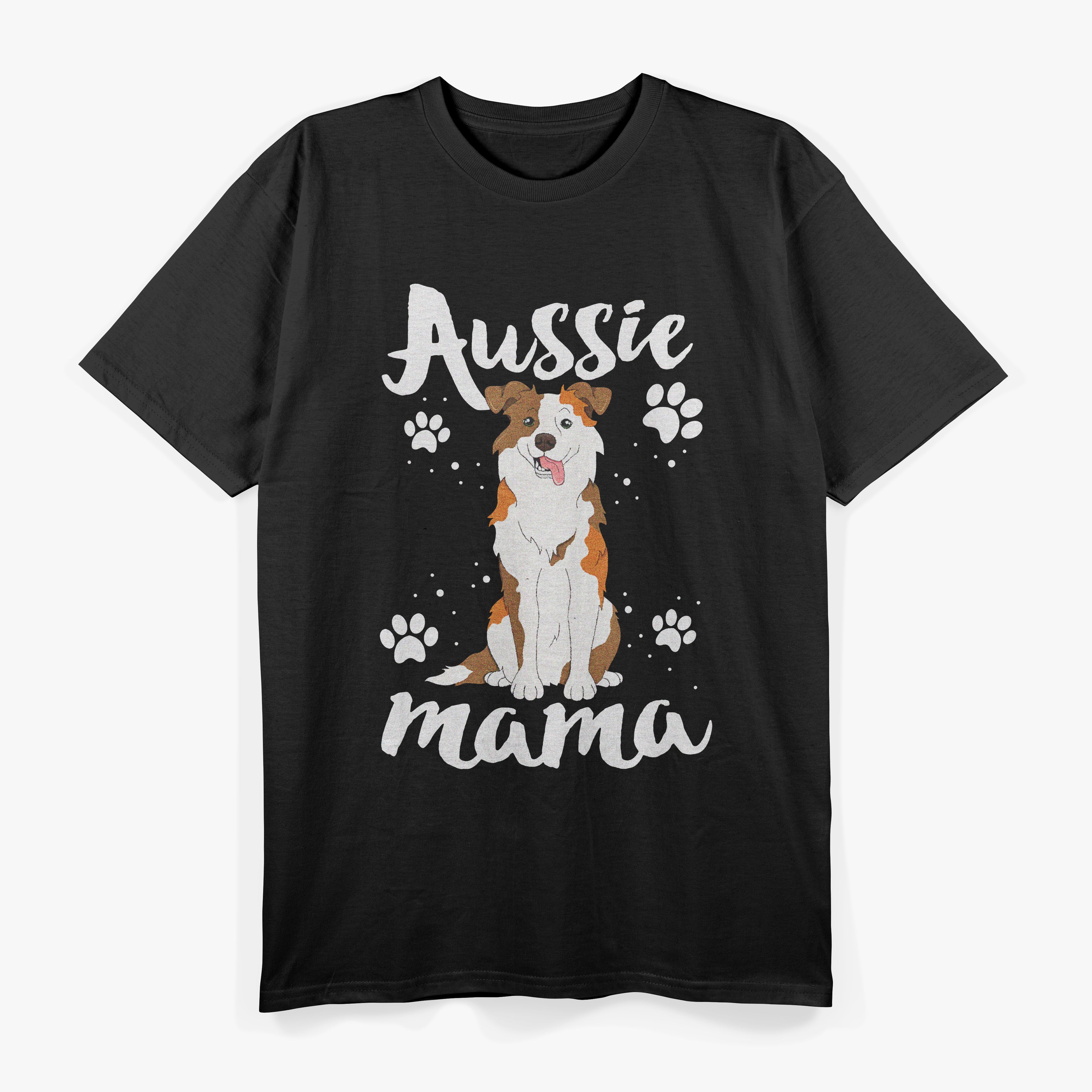 Australian Shepherd Red Tri Dog World's Best Aussie Mama T-Shirt