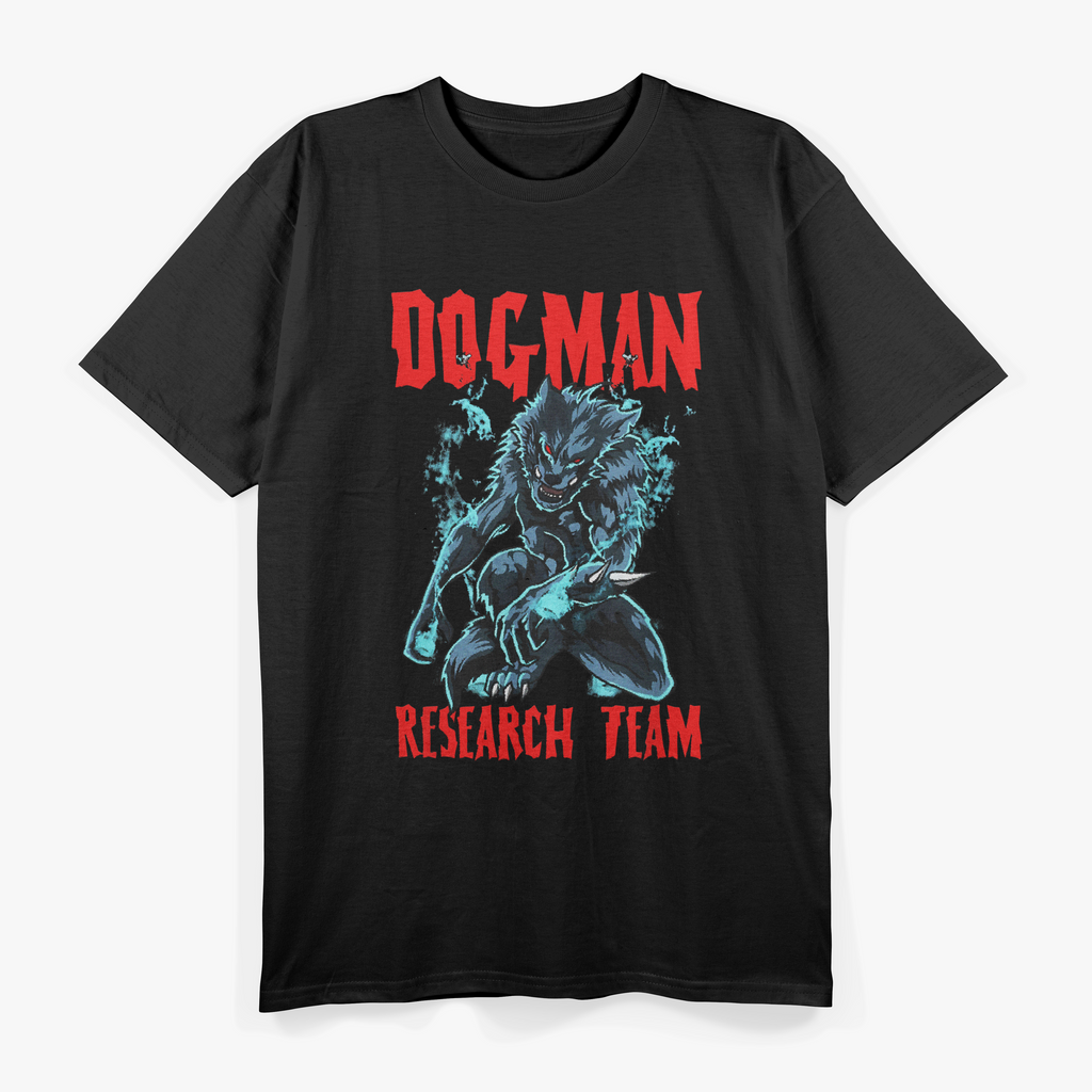 Dogman Research Team Cryptid Humanoid Canine T-Shirt