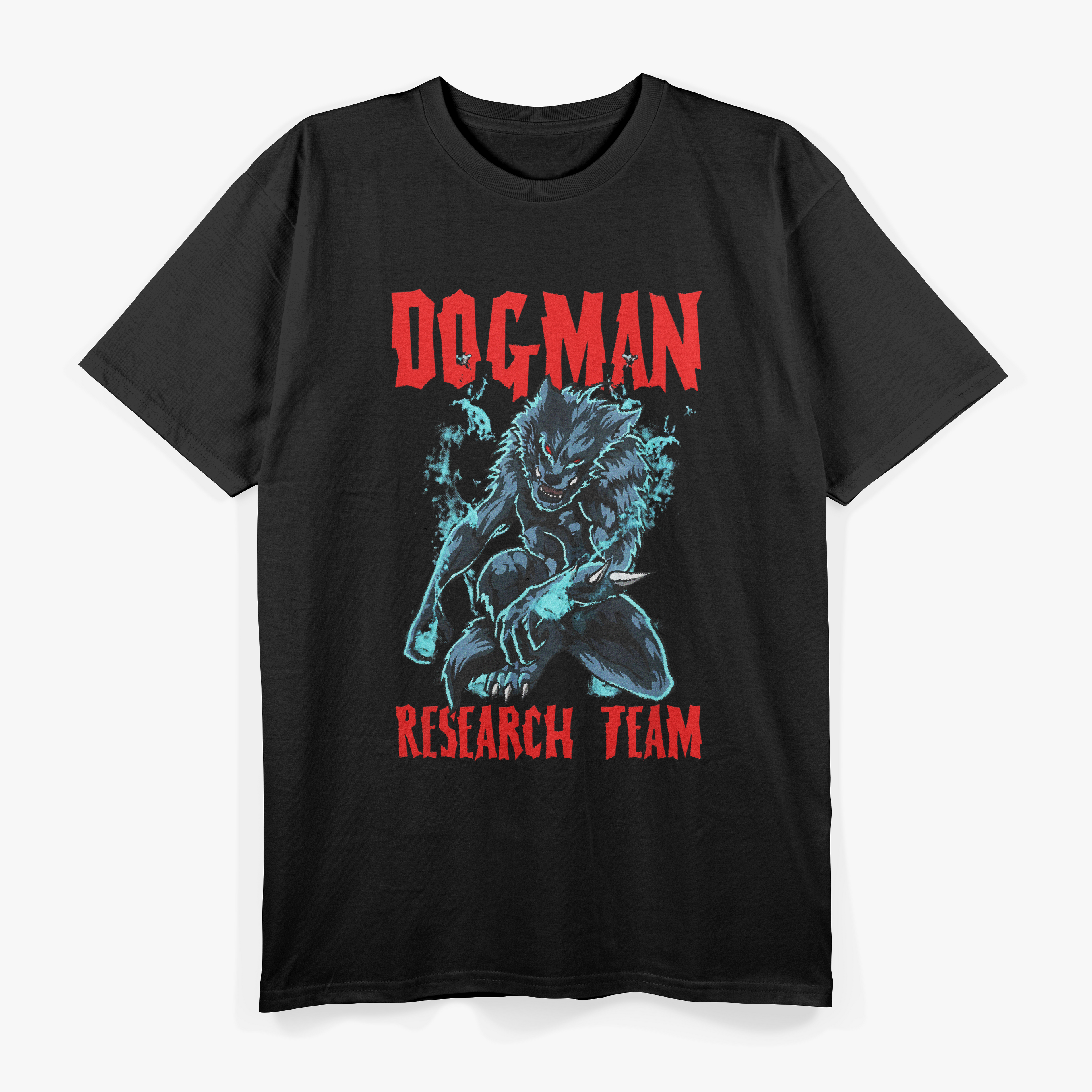 Dogman Research Team Cryptid Humanoid Canine T-Shirt