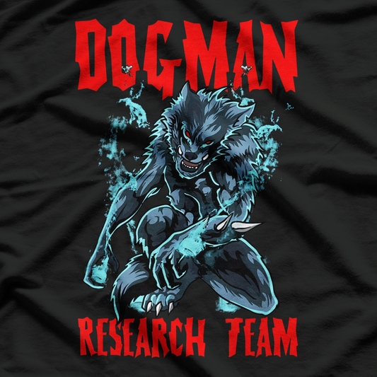 Dogman Research Team Cryptid Humanoid Canine T-Shirt