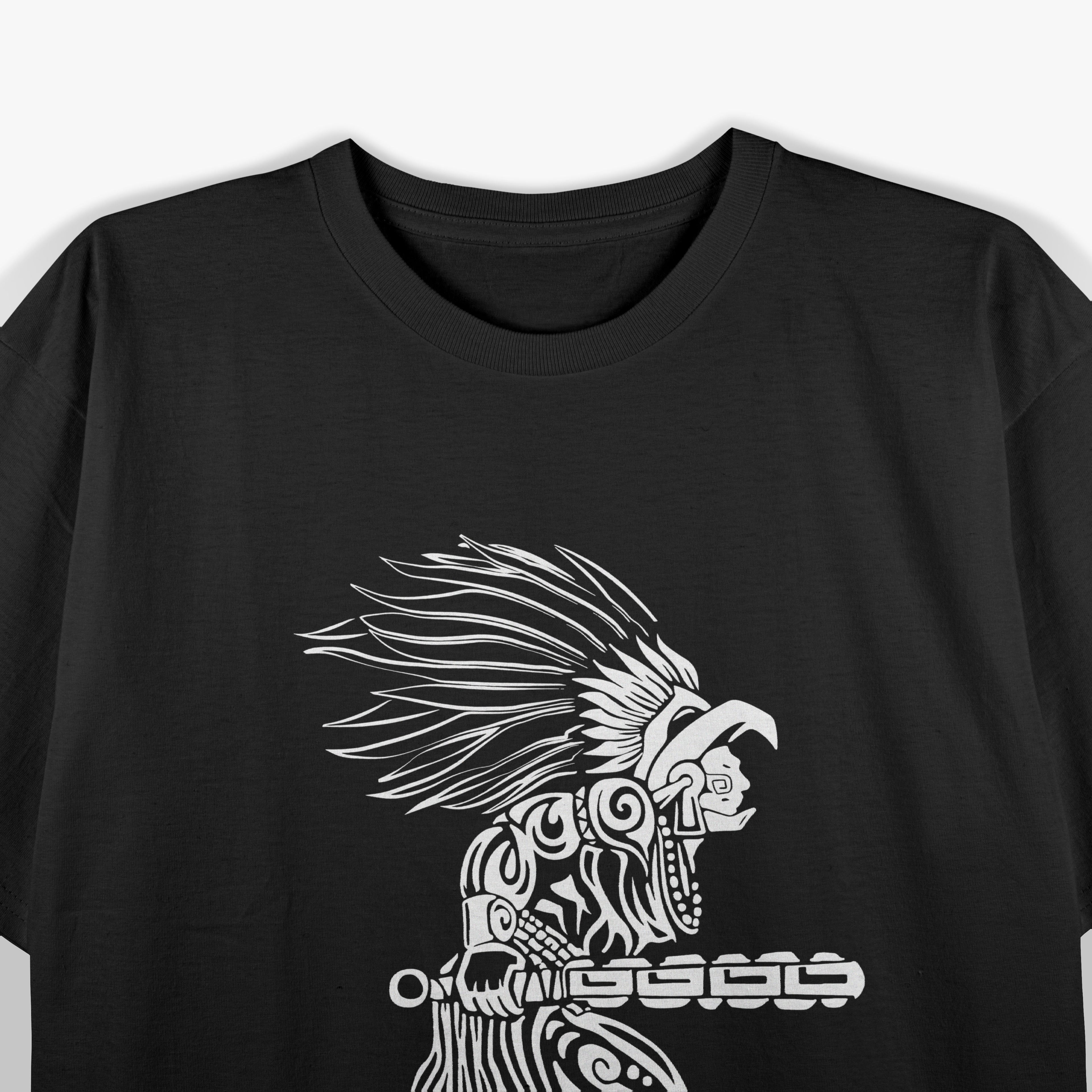Aztec Jaguar Warrior Mayan Tribal Fighter Heritage T-Shirt