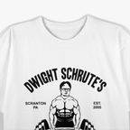 Dwight Schrute's Gym For Muscles Funny Office T-Shirt