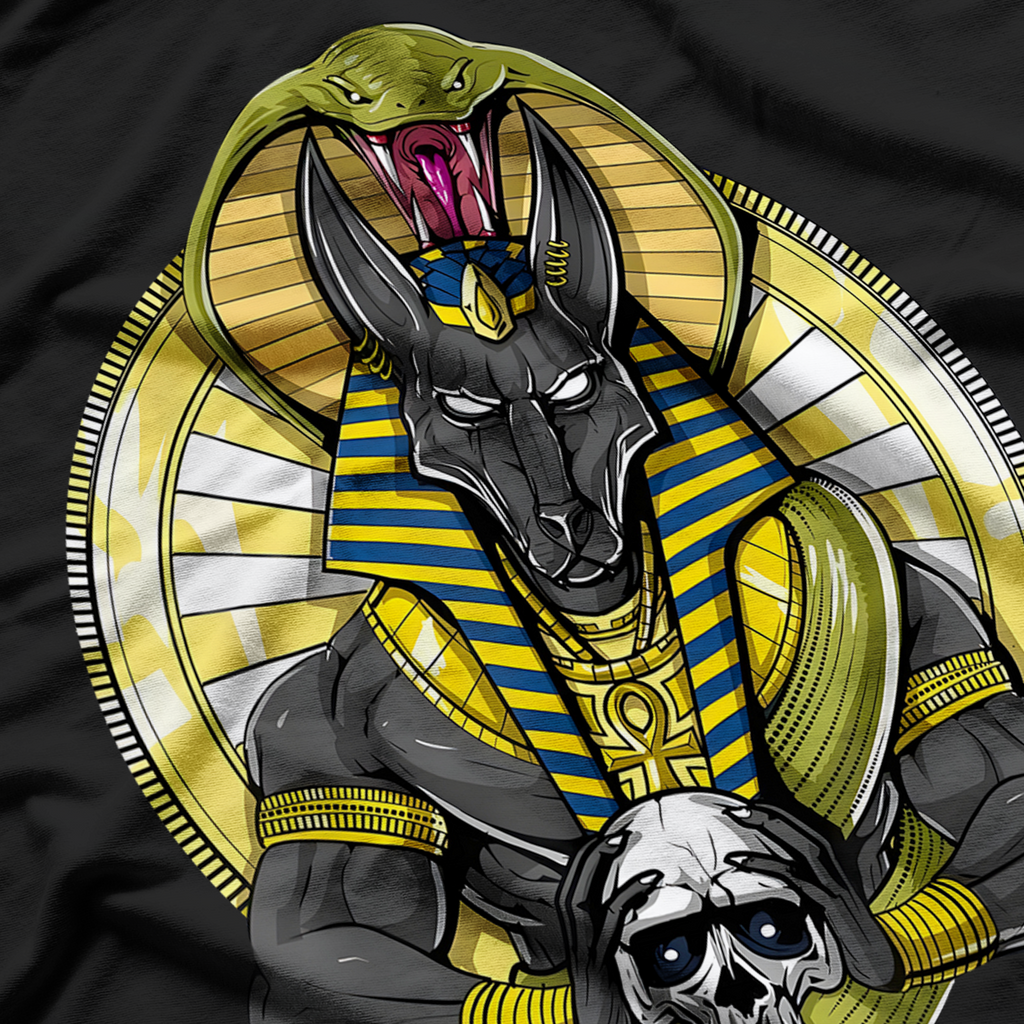 Egyptian God Anubis Horus Gods of Power, Protection, and the Pyramids T-Shirt