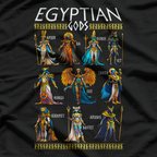 Egyptian Gods Ancient Divine Mystical Deities T-Shirt