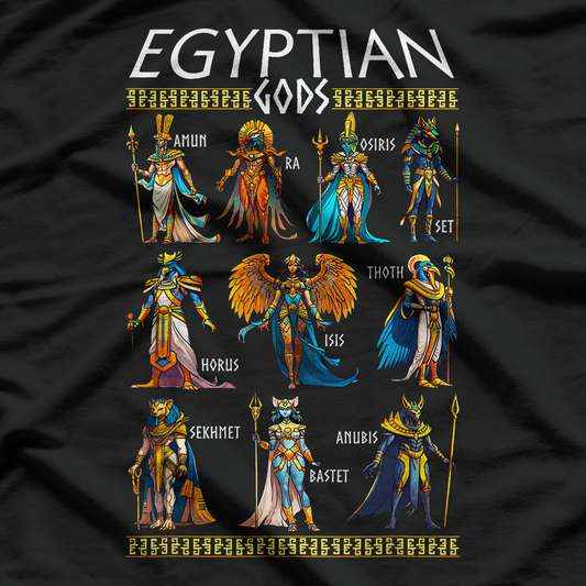 Egyptian Gods Ancient Divine Mystical Deities T-Shirt