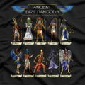 Egyptian Gods Ancient Mythology Pharaoh Anubis Thoth Horus T-Shirt