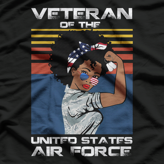 Female Veteran Of The United States Air Force T-Shirt