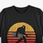 Bigfoot DJ Sasquatch - Funny DJ Graphic T-Shirt