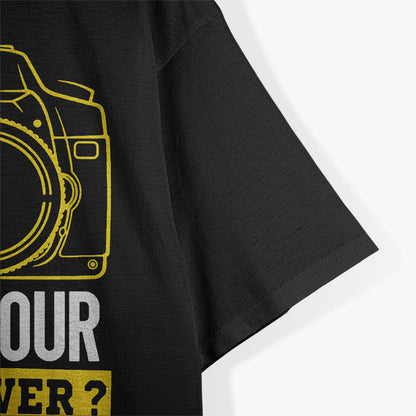 Funny I Can Freeze Time Superpower - Photographer Camera T-Shirt