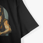 Gym Mona Lisa Muscle Fun Workout Fitness Bodybuilding T-Shirt